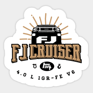 Fj Cruiser Shirt Sticker